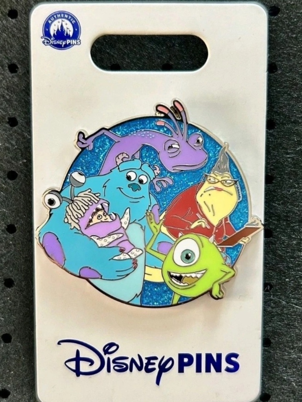 Disney & Pixar Monsters, Inc. Cast Pin Sulley, Mike, Boo, Randall & Roz NIP